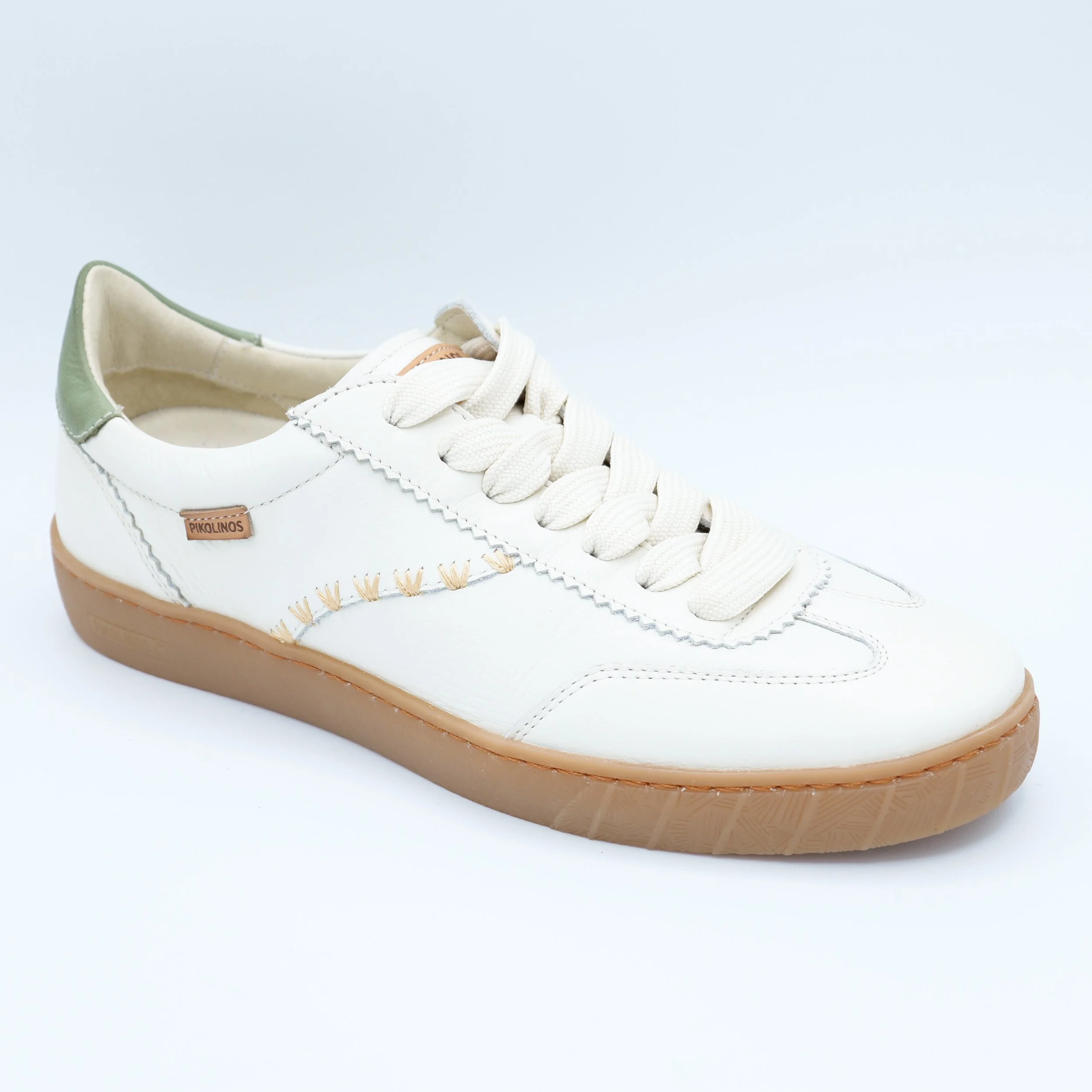 The lanzarote sneaker by Pikolinos in off-white leather