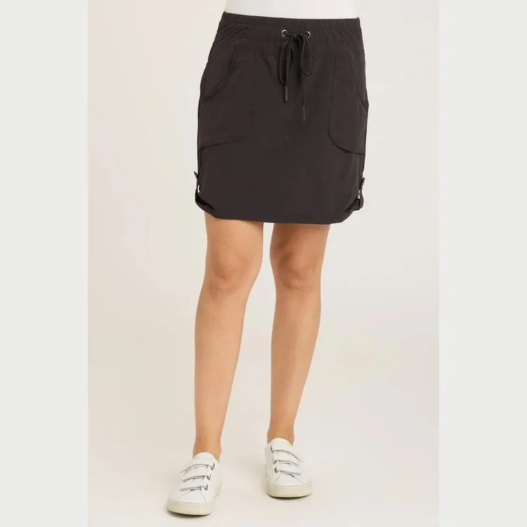 The jett active whisper stretch skort in black by Wearables