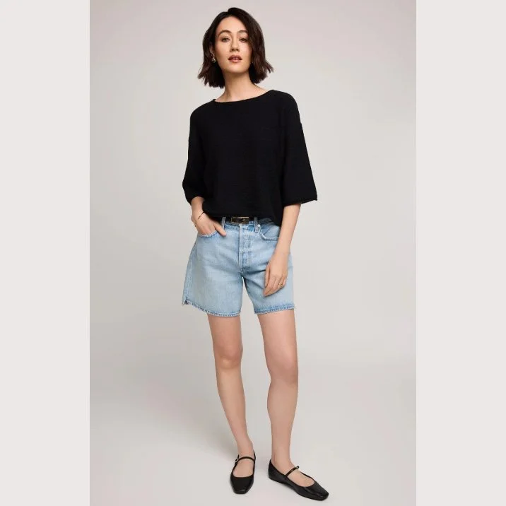 The kerrigan knit sweater by Gentle Fawn in black