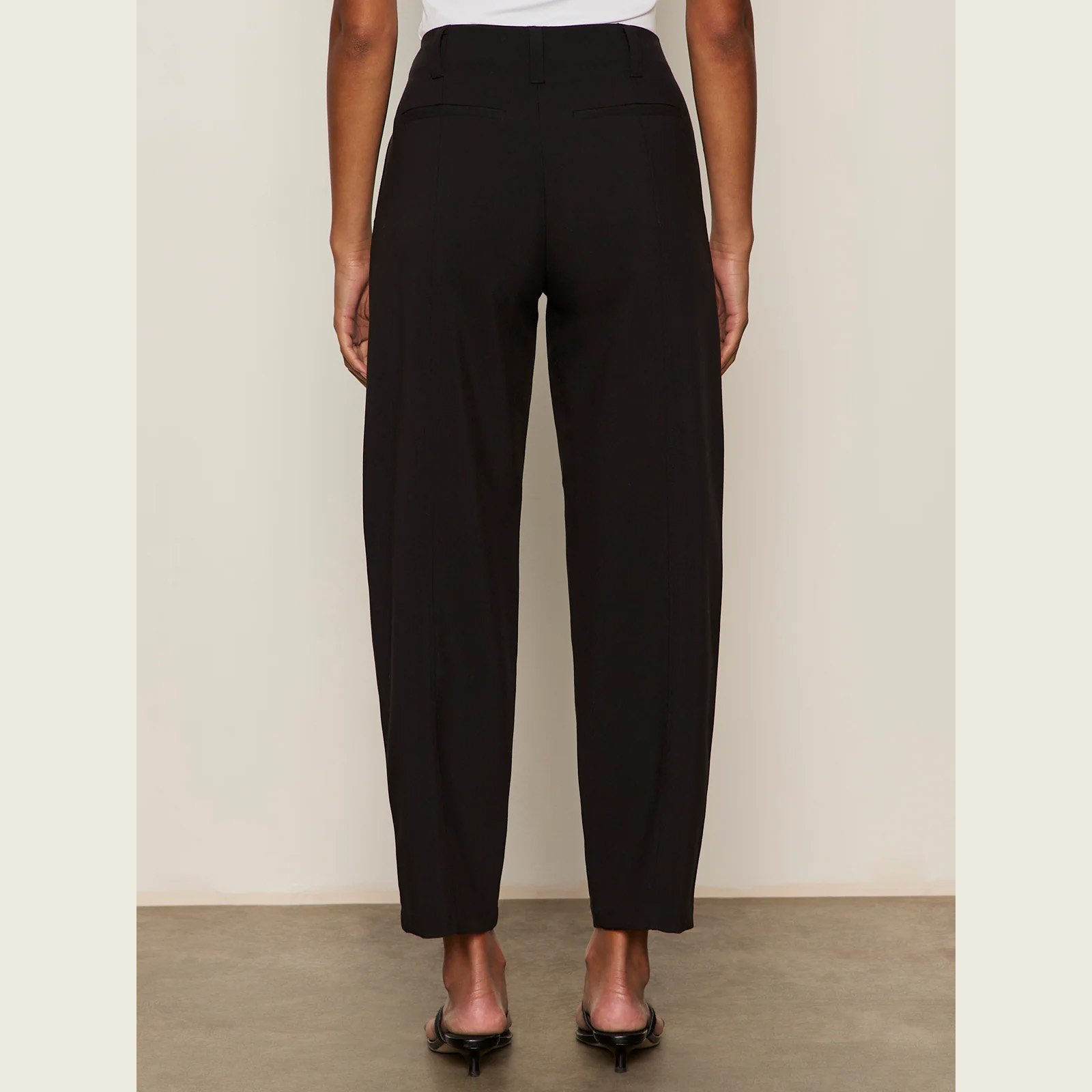 Sanctuary Clothing-polished barrel pant in black