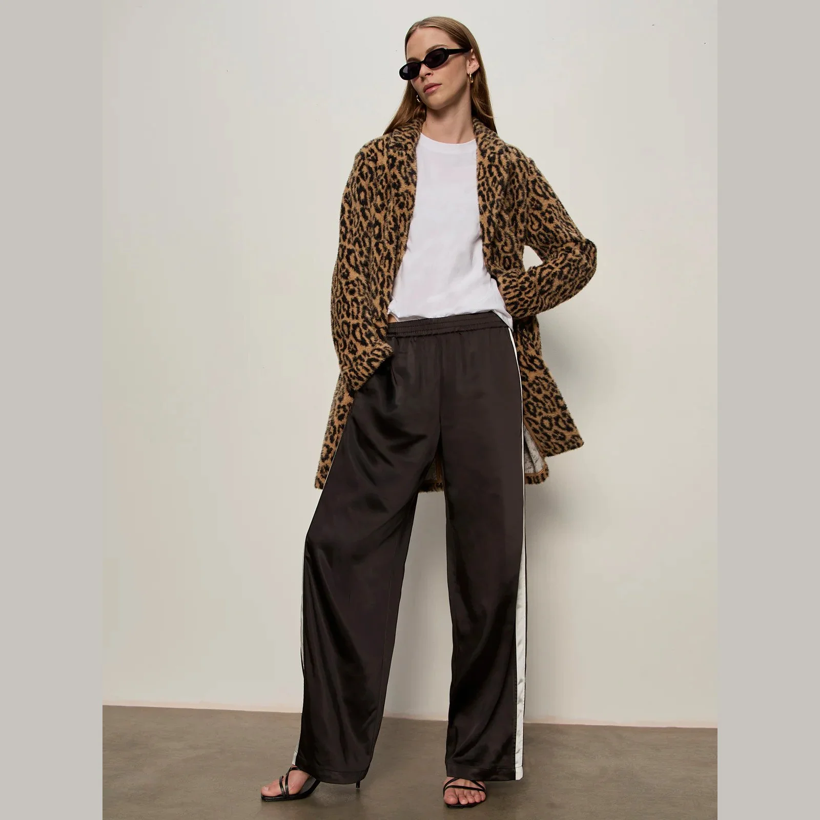 The hometown jacket by Sanctuary Clothing in lynx animal print faux fur