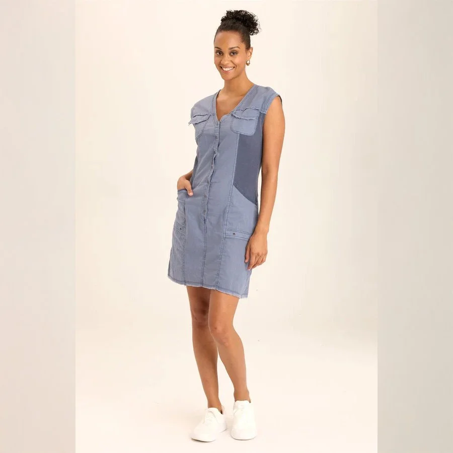 Wearables - austen linen mini shirt dress - hypnotic pigment  Centro  Shoes, Inc.