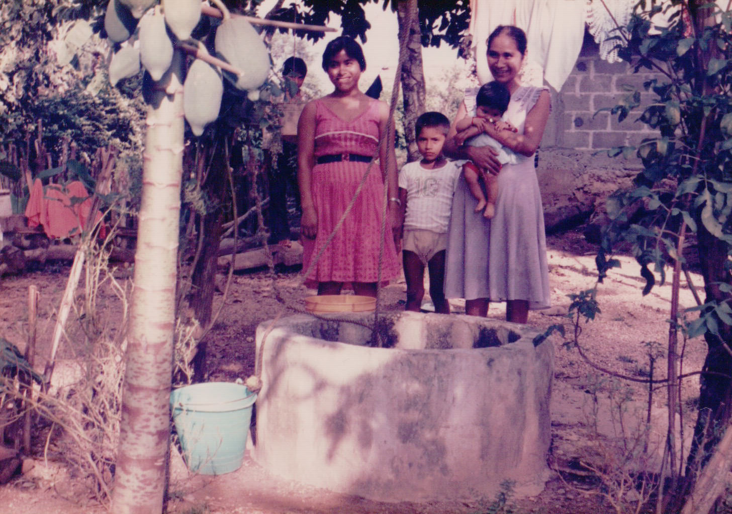 Household well, Las Margaritas, 1985 (Photo Credit: Allison Bingham)