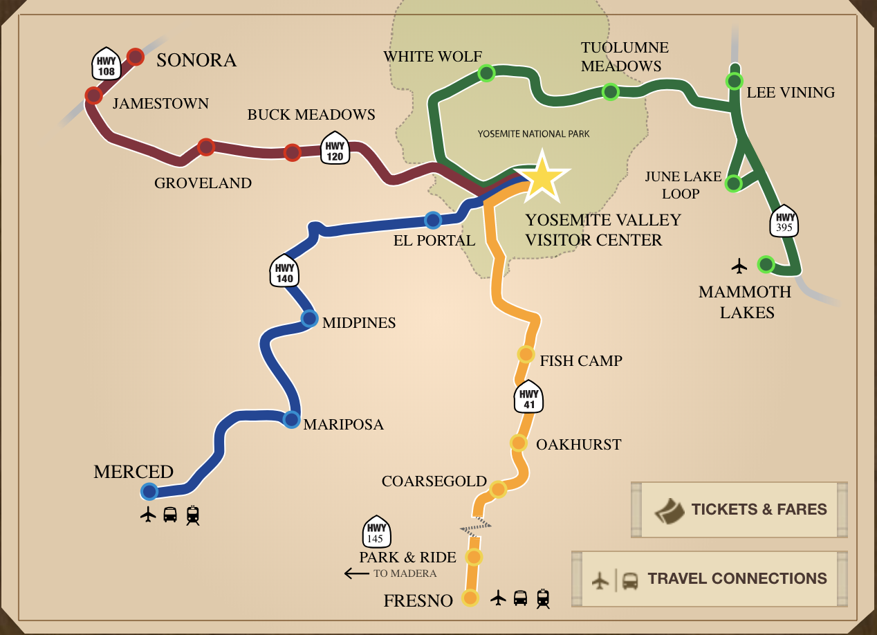 trail map yosemite valley