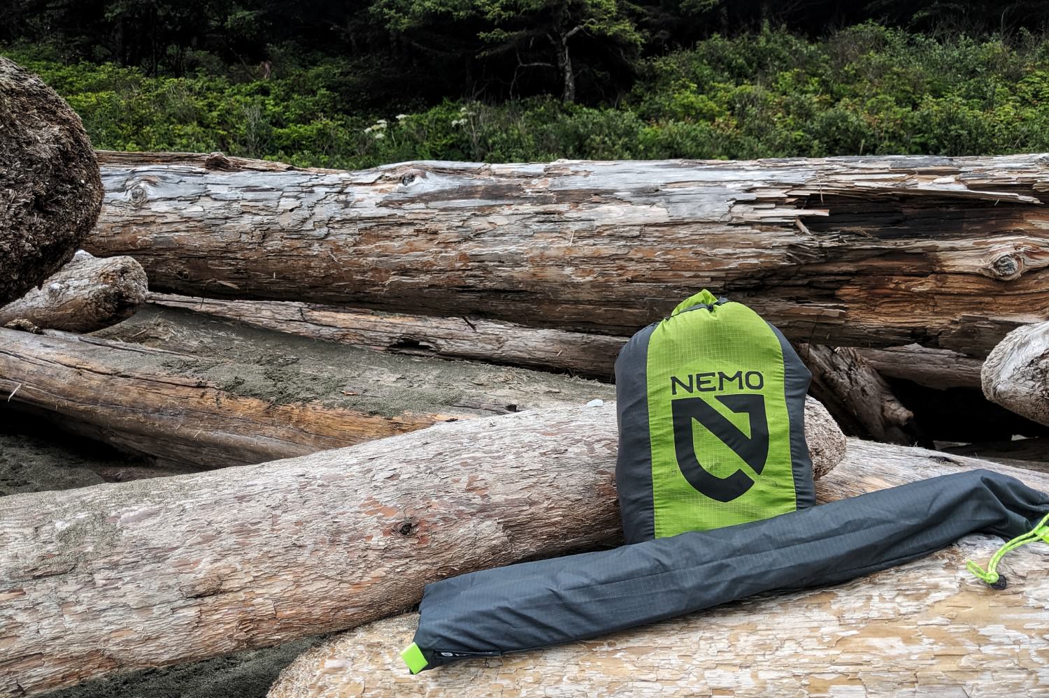 split the load by dividing tent and stakes.
