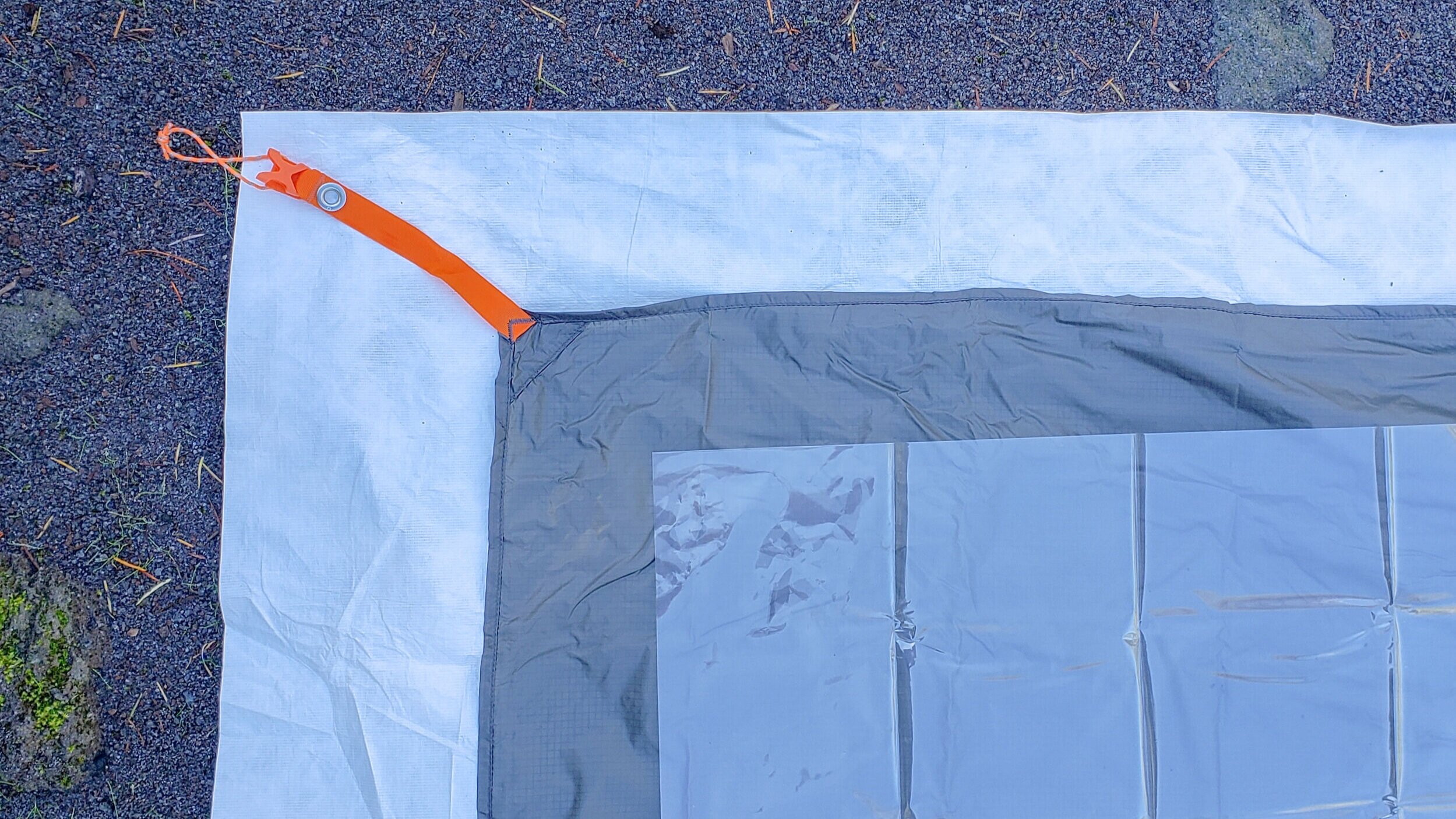 3P TYVEK Ground Cloth Sheet Tent Footprint 9 X 7ft w/ 4 GROMMET TABS 