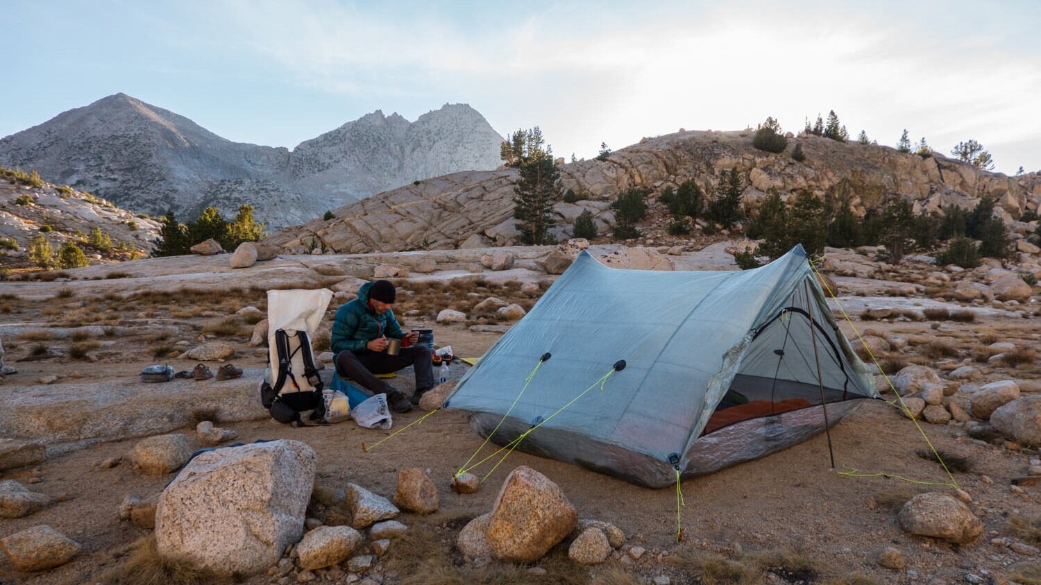 hiking the John Muir Trail with the  Hyperlite Mountain Gear Southwest 3400 backpack  and the  Zpacks Triplex Tent .