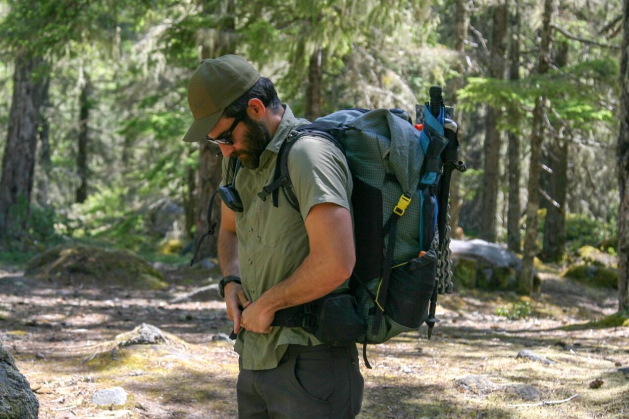 As your trip draws nearer, train while wearing the  backpack  you’ll use on your backpacking trip with 75-100% of the weight you plan to carry