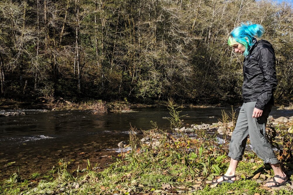 The Patagonia Houdini Jacket is one of our favorite layers for windy days.