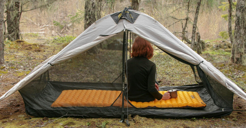 Enjoying the morning after a great night’s sleep on the Nemo Tensor Insulated .