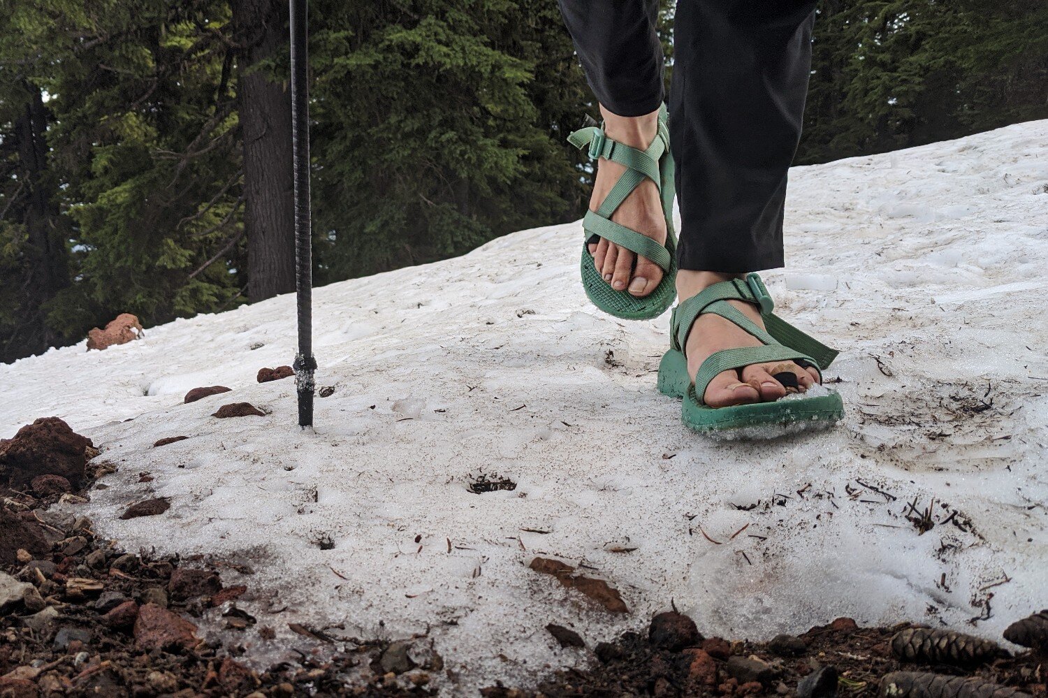 Men Outdoor Hiking Trail Shoes Sport Summer Sandals Closed Toe Flip Flops Sandal 