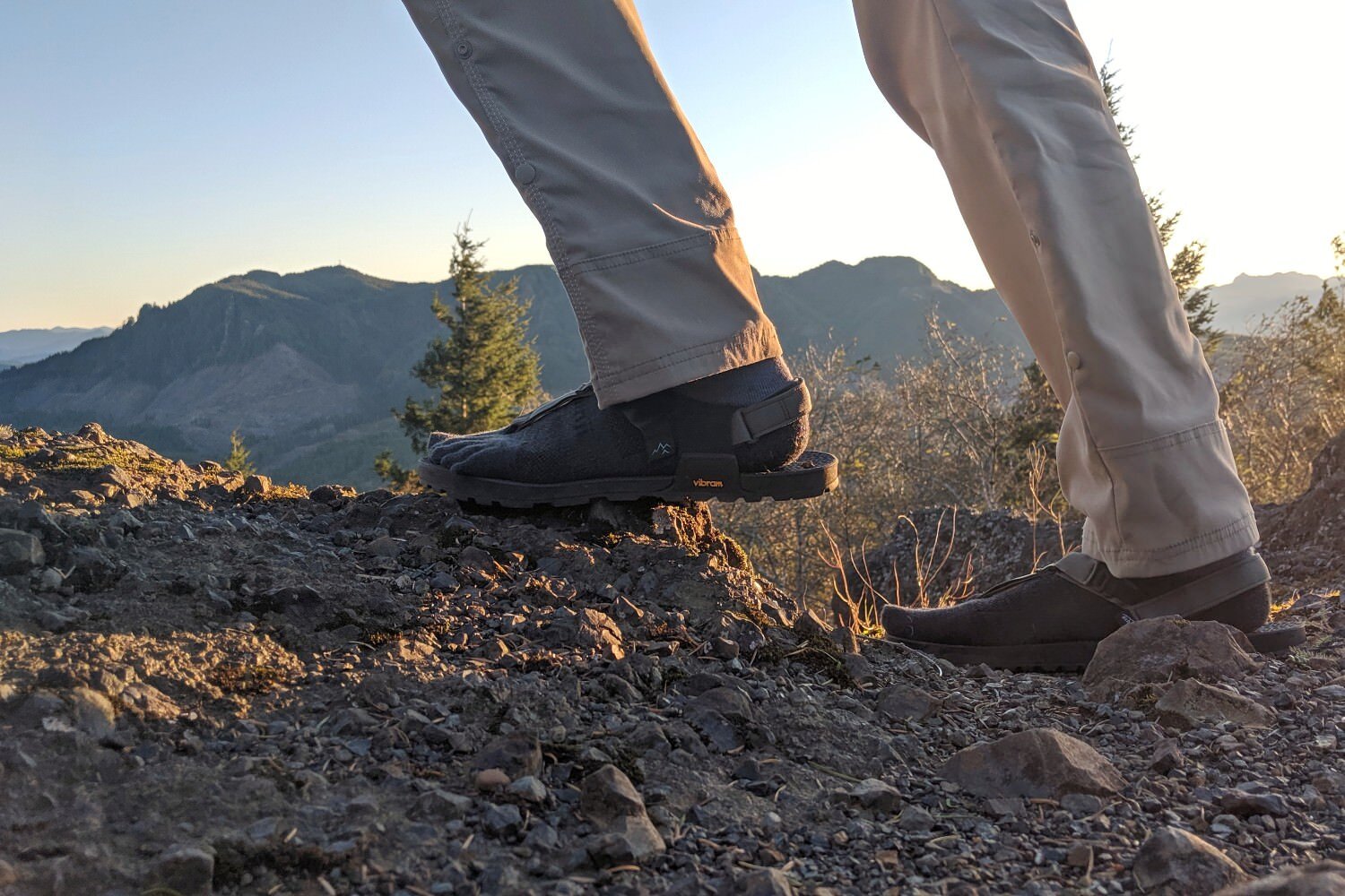 hiking flip flops