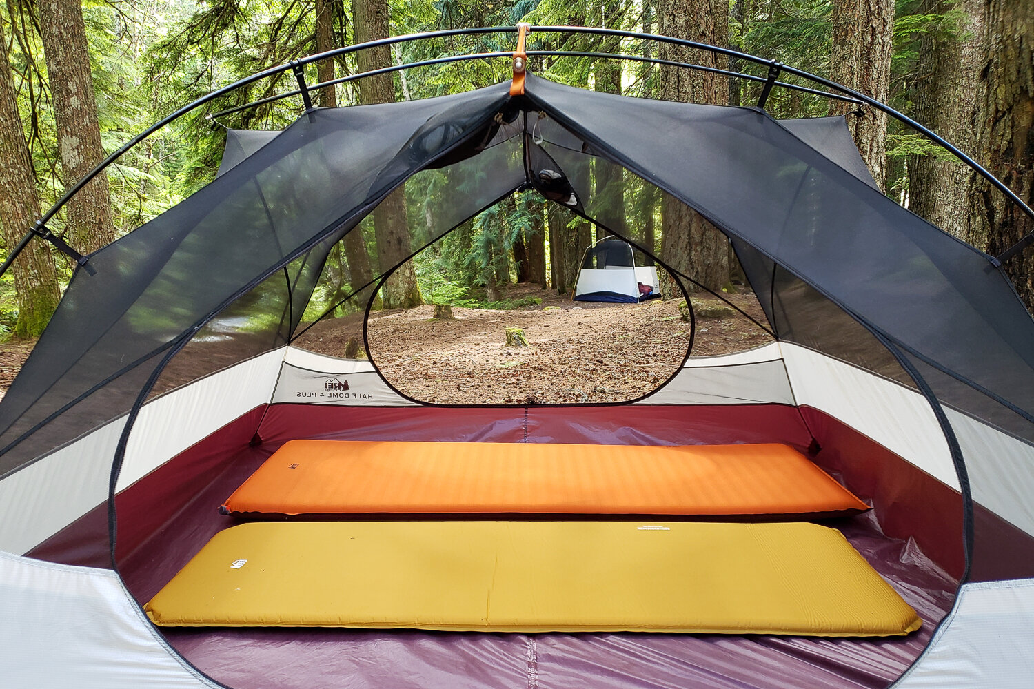 Self Inflating Mat Single Camping Roll Pad Pillow Bed Sleeping Mattress 