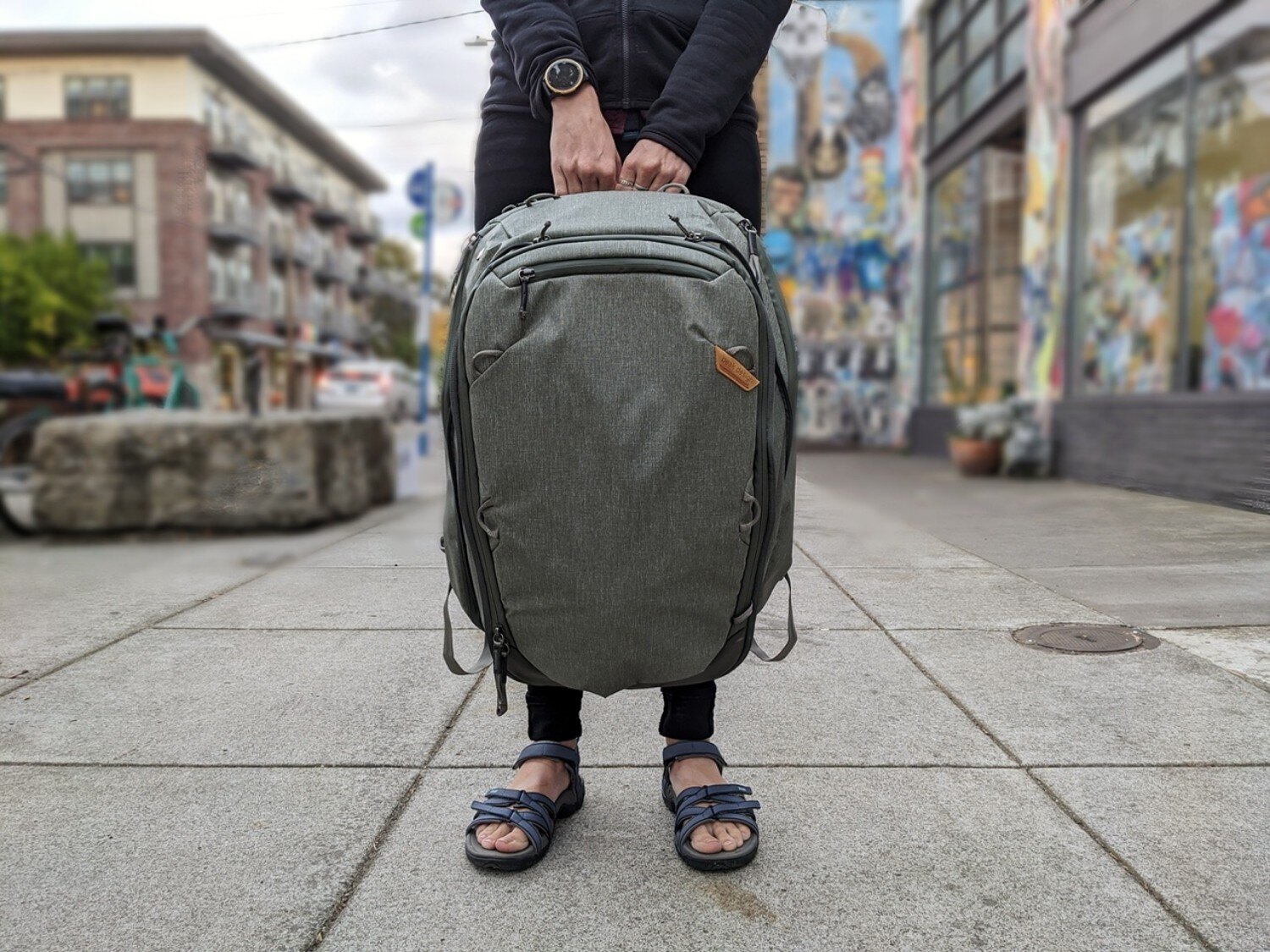 hip travel backpack