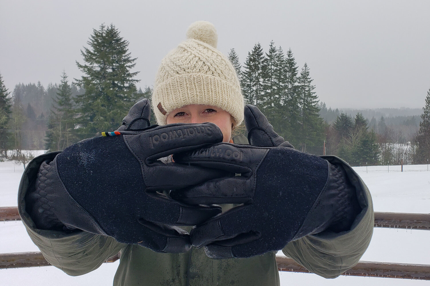 treebark winter insulated mittens thinsulate hollofil 