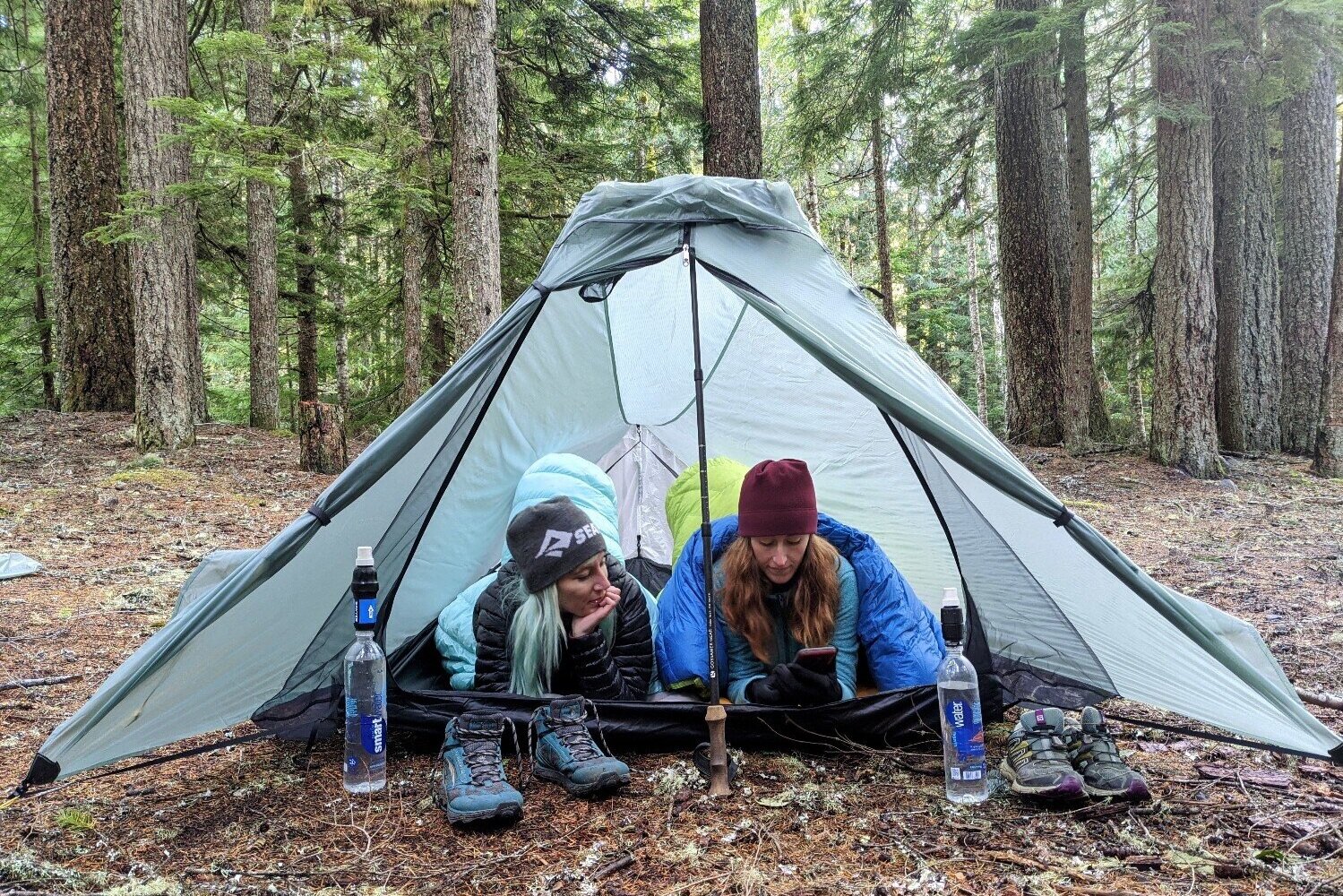 MIER 1-2 Person Ultralight Waterproof Footprint Outdoor Camping Tent Tarp Canopy Blanket Picnic Ground Sheet Mat Ultralight Tent Fitted 