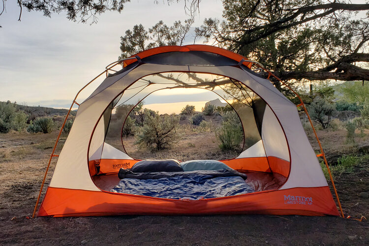 The Marmot Limestone 4P has sturdy, high-quality poles, a roomy interior, and a two giant doors for airflow and views.