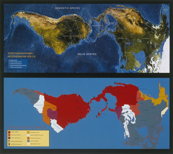 Aztec Astronauts, Neo-Aztec Empire map