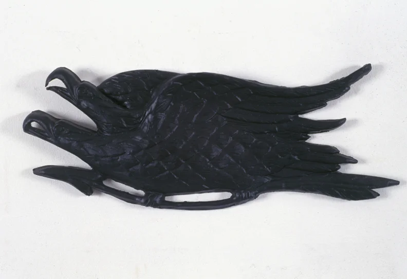 American Heritage Eagles, stoneware, 6' x 5' x 2", 1998