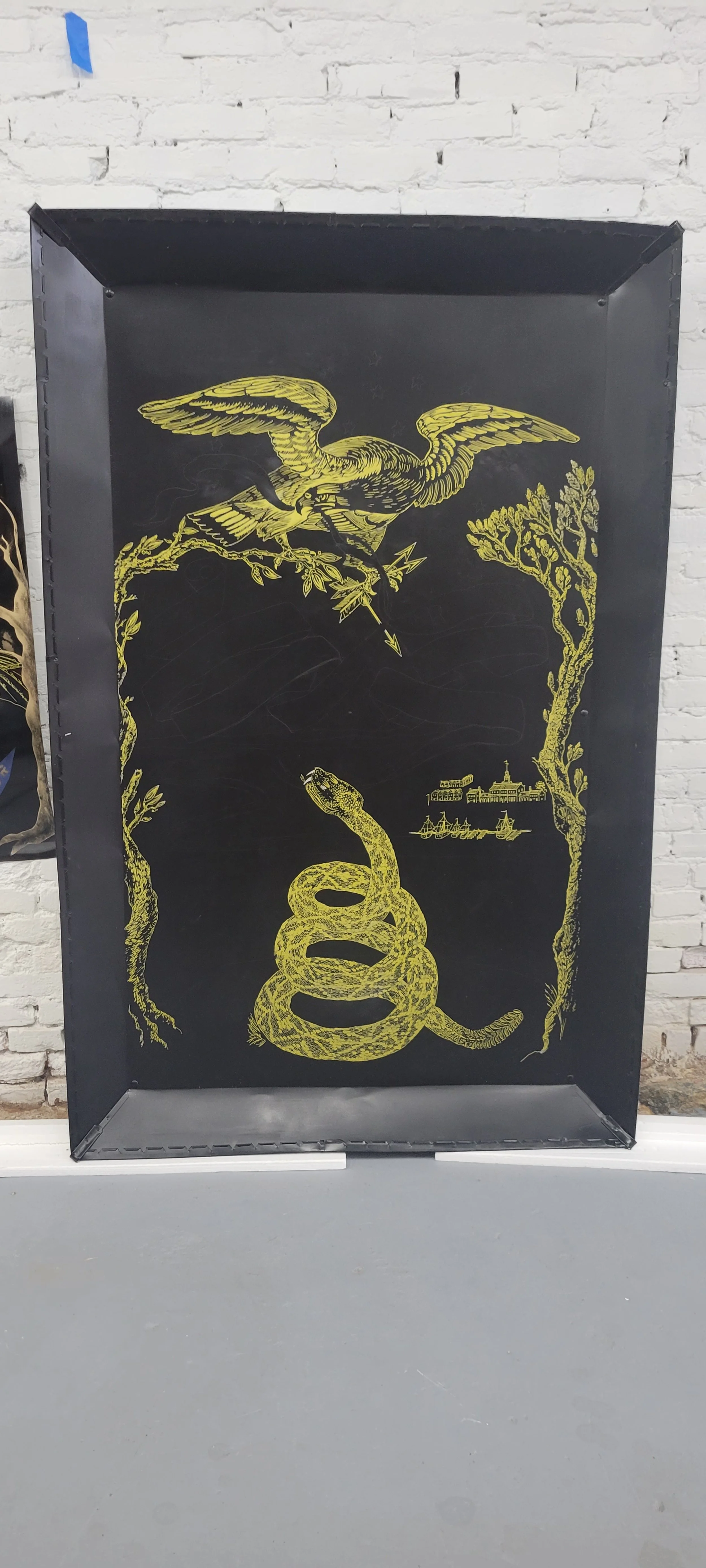 Another stage of 'Our  Rights' tray