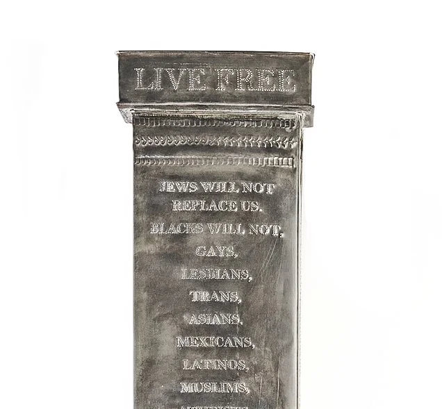 Live Free Will Not Replace Us (Detail)