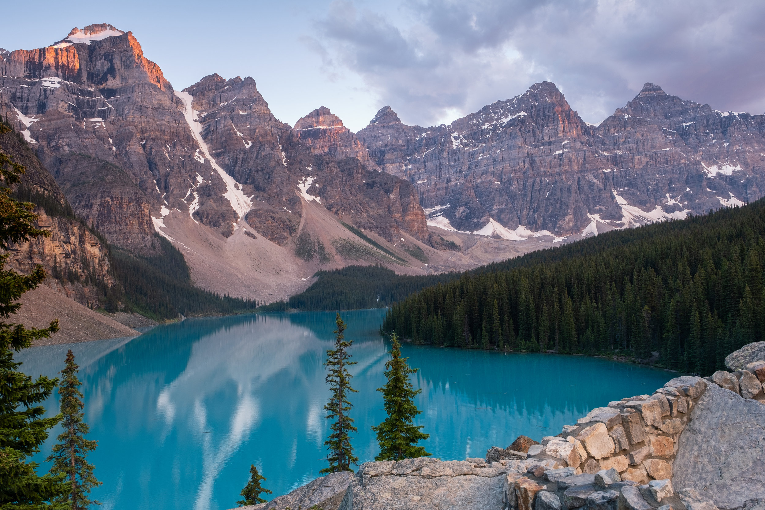  Morraine Lake in Banff National Park - Alberta, Canada. July, 2018. 