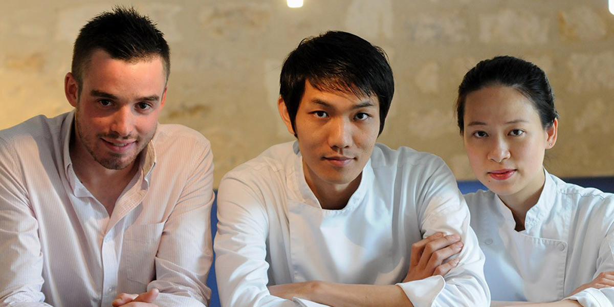 Fabien, Ryo, & Vanessa. | Courtesy Au Fil du Zinc