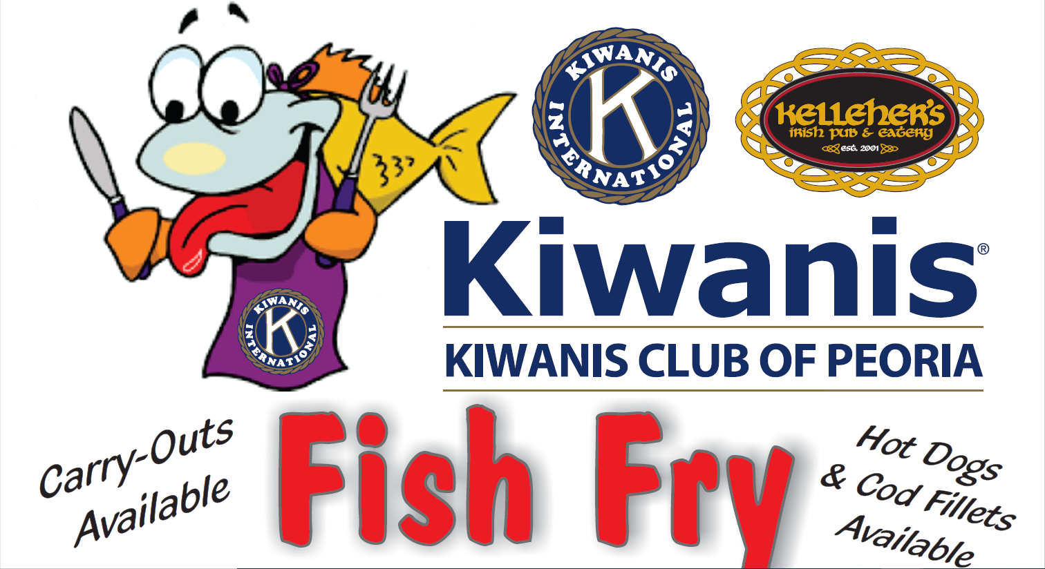 Peoria, IL - Peoria Kiwanis Fish Fry on Water Street