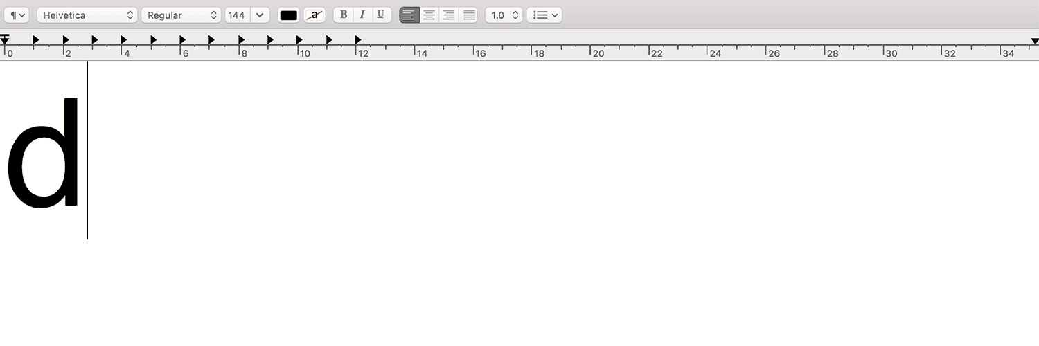 OS X's autocorrection of a straight quote into a proper apostrophe.