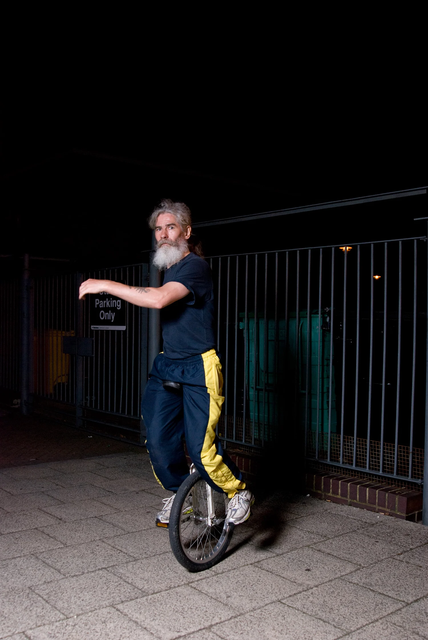Unicycle Hockey Players of Hackney for the Economist's More Intelligent Life
