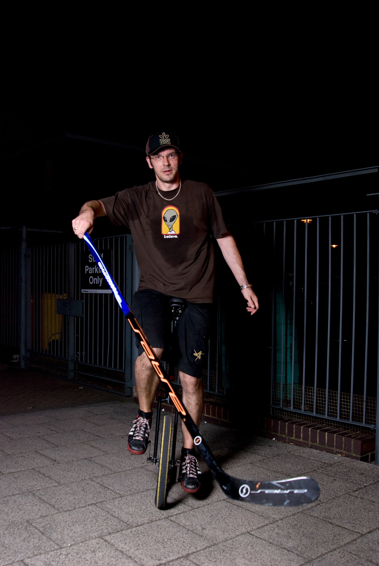  Unicycle Hockey Players of Hackney for the Economist's  More Intelligent Life  