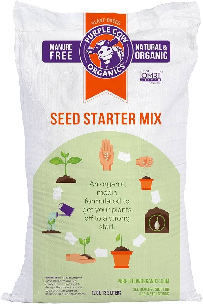 Seed Starter Mix $15.99/12qt