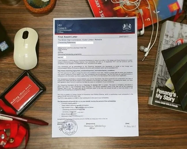 Chevening Scholarship Application FAQ (Malaysian Alumni)