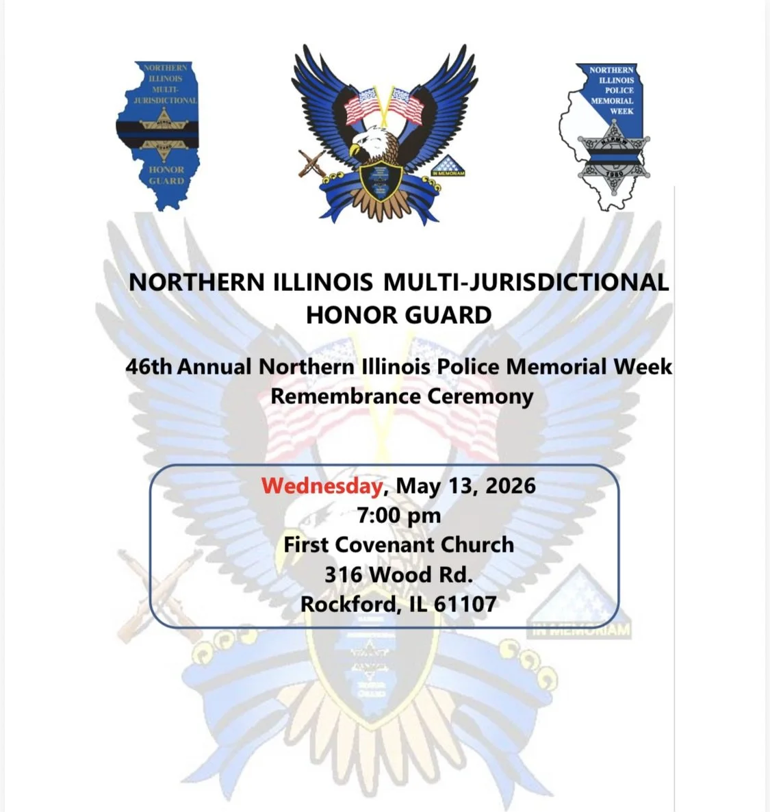 46th Annual Northern Illinois Police Memorial Week Remembrance Ceremony