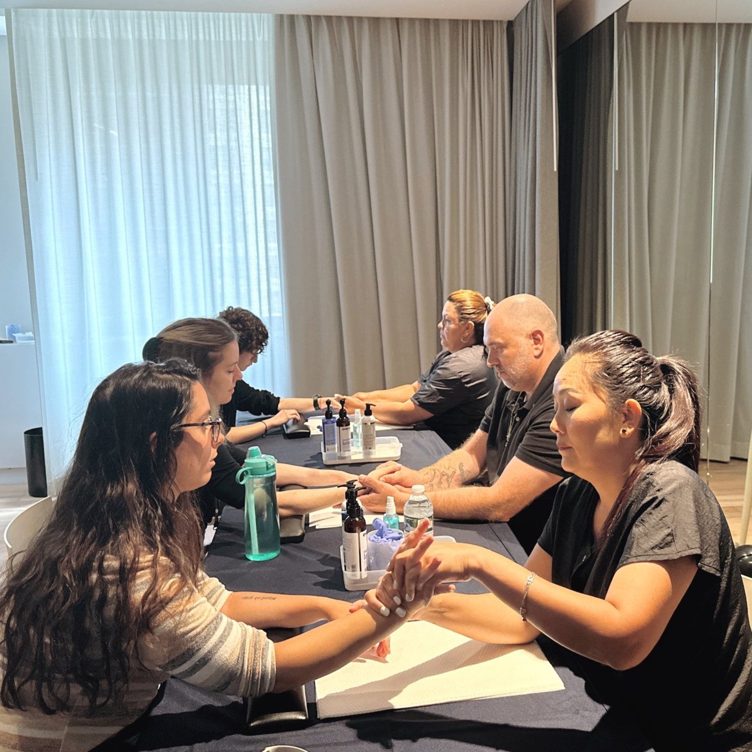 On-site hand massage