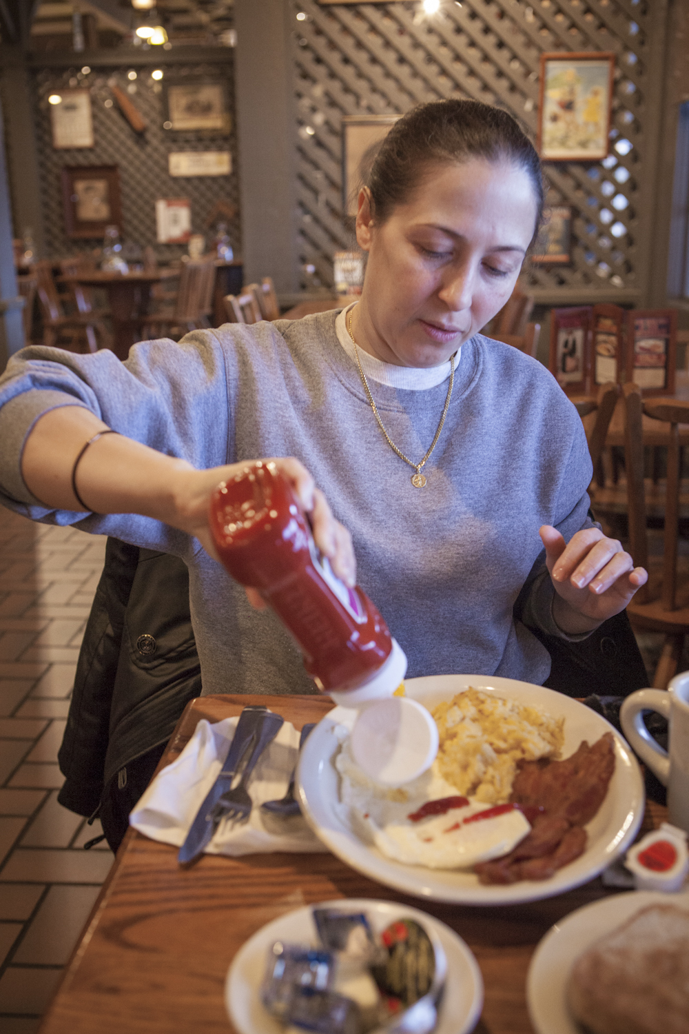  "I thought about soft fried eggs for a long time before this day." 