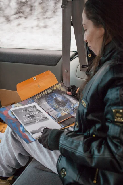 A celebration was thrown for Bibi just days before her release. Her friends created flyers and cards for the occasion.
