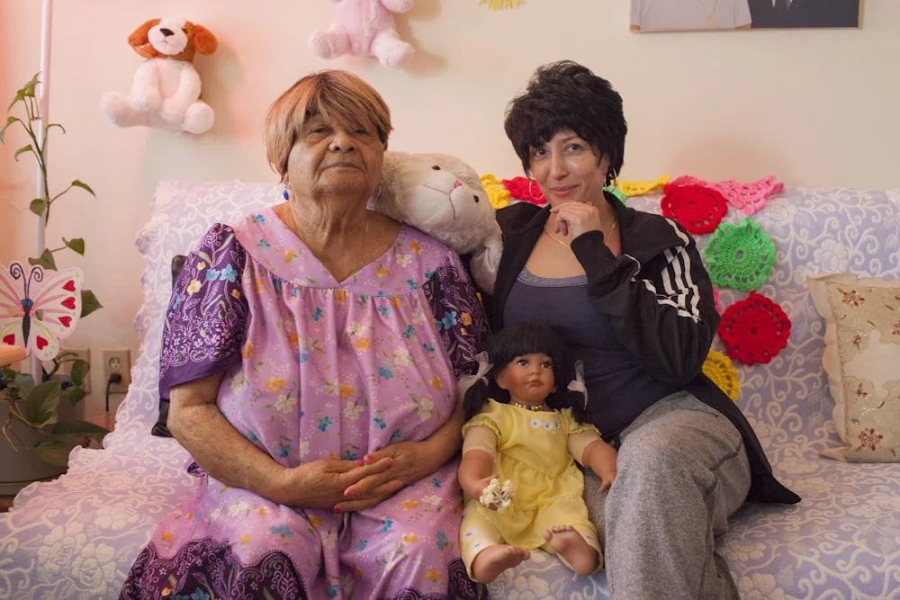 Agustina is very playful, and the energy in the room spikes when she is with her Granddaughter. 