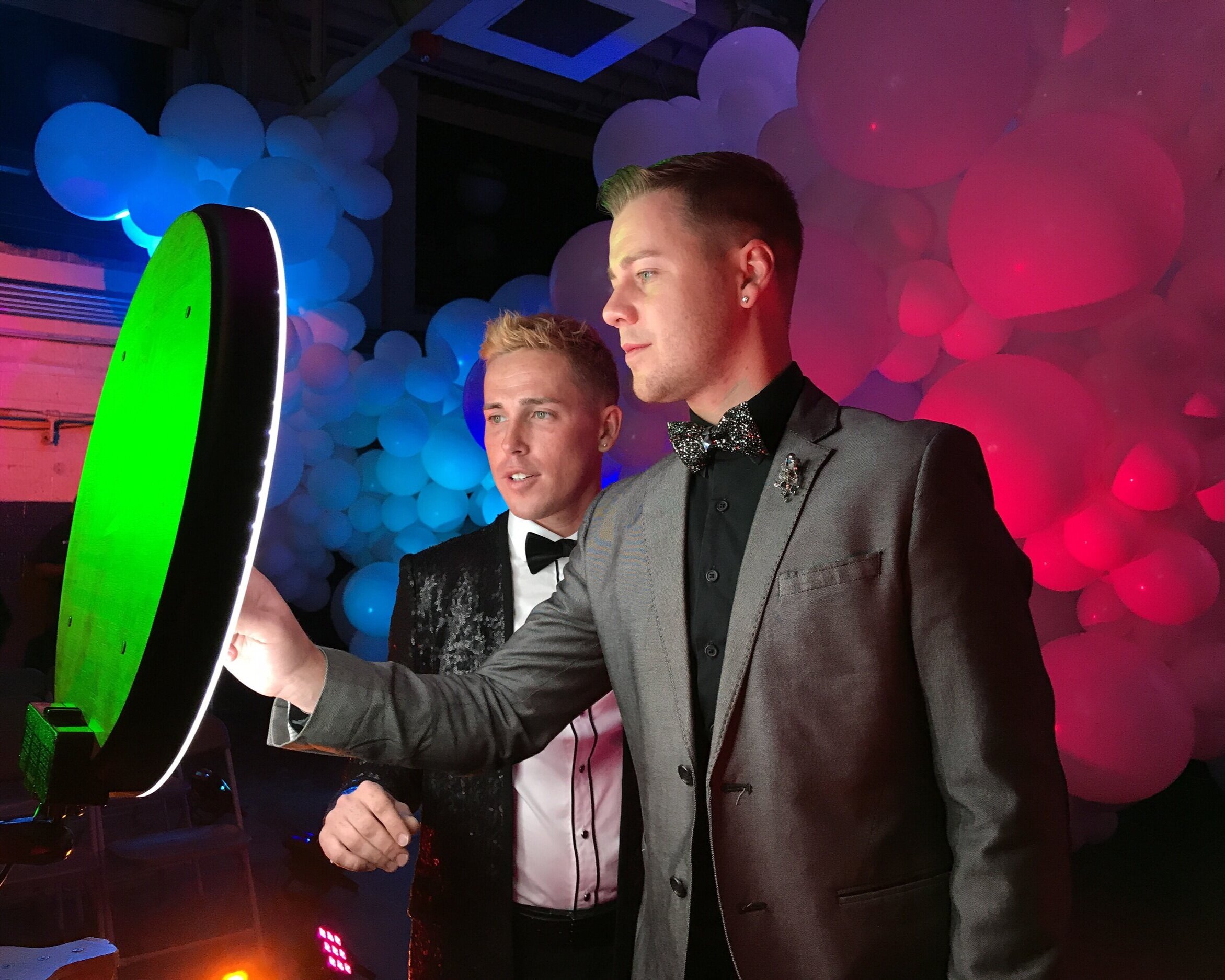 Guest sharing a digital GIF from a Dallas-Fort Worth GIF photo booth, instant delivery for weddings and parties.