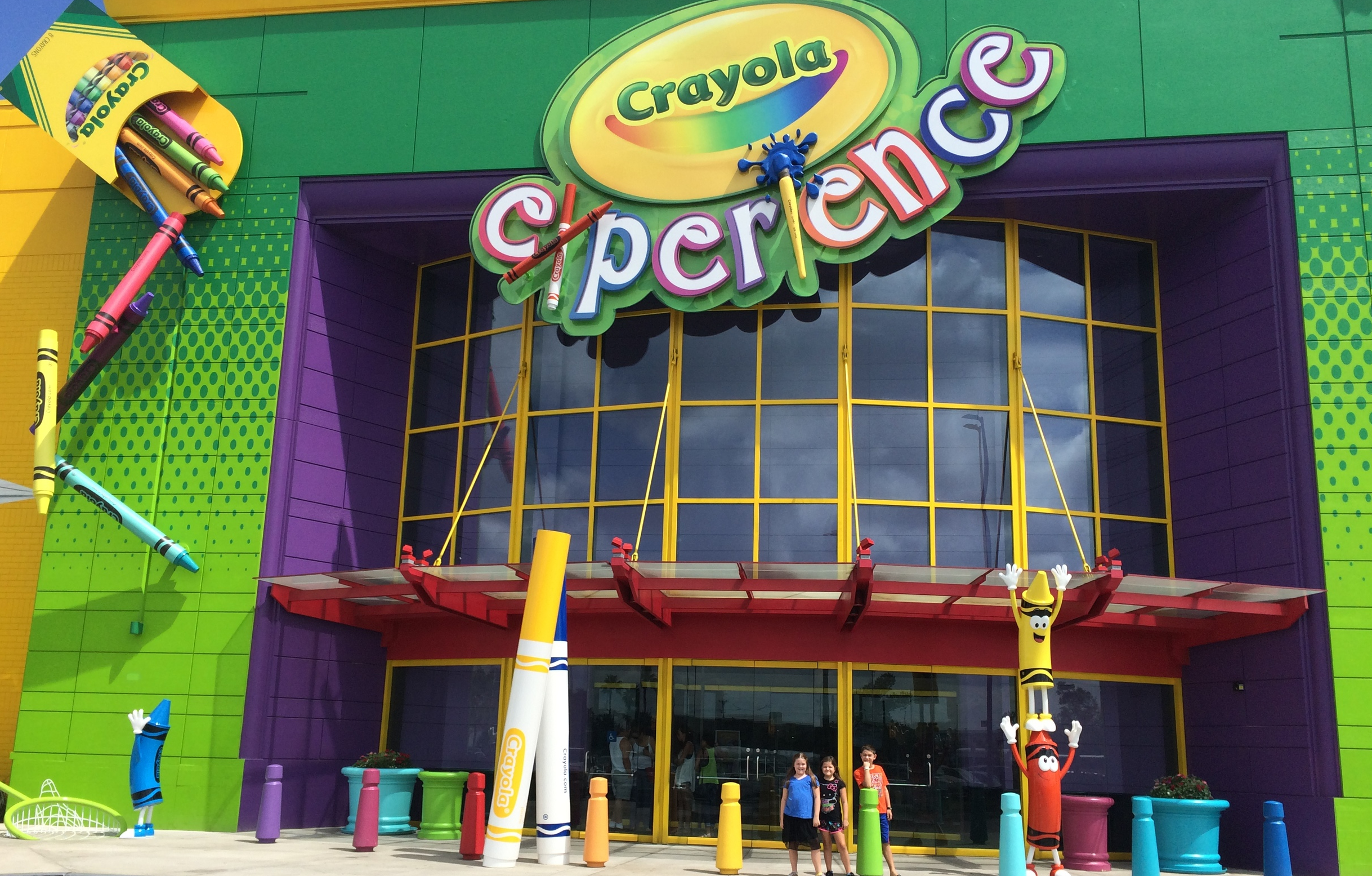 Front Entrance at Crayola Experience Orlando, FL