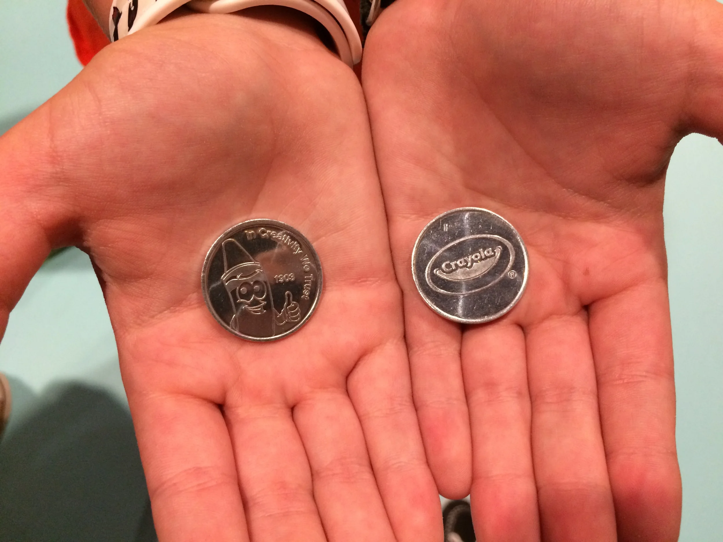Crayola Experience Orlando, FL Tokens