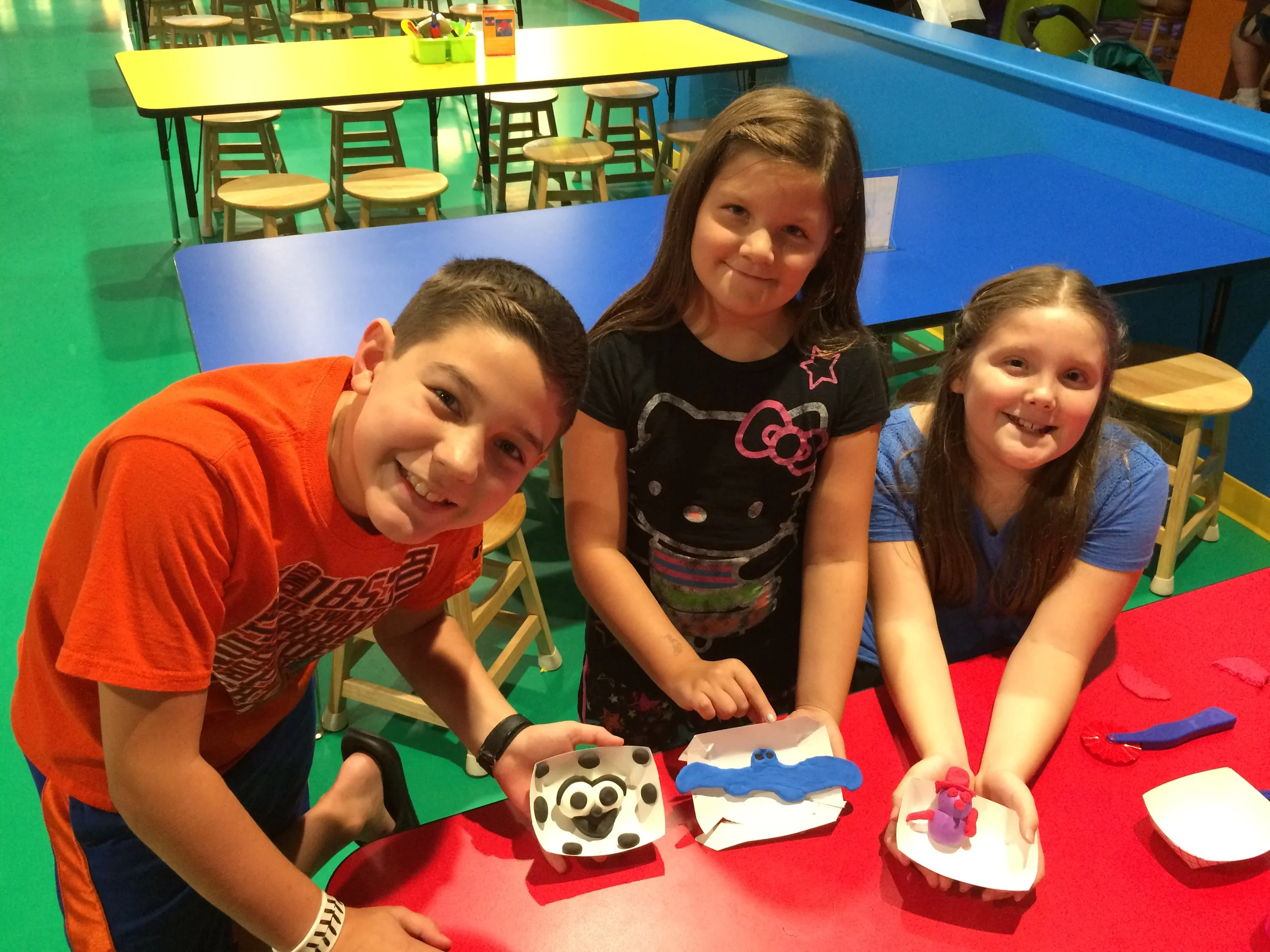 Crayola Experience Orlando, FL Our Clay Creations