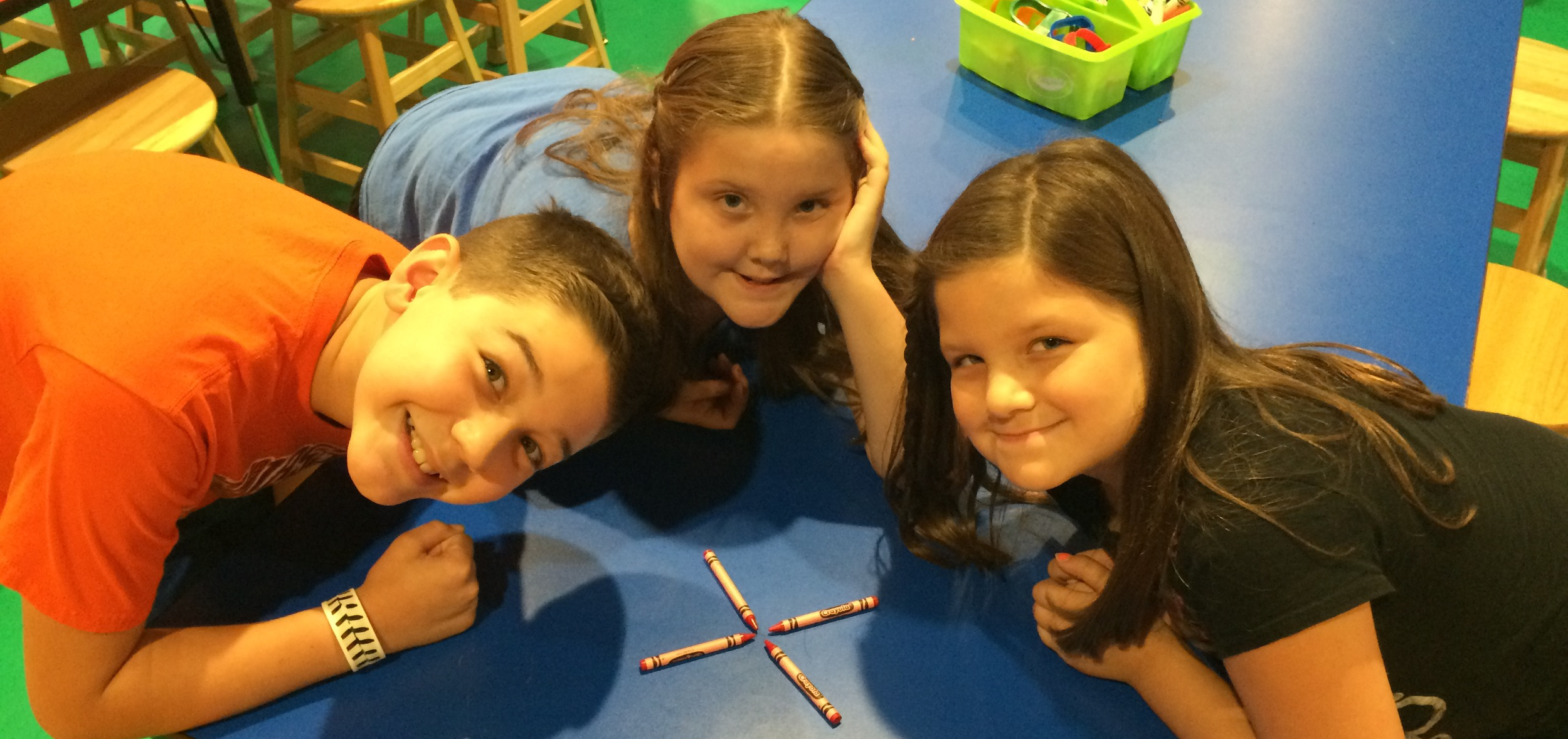 Our souvenir crayon from the Crayon Factory Show