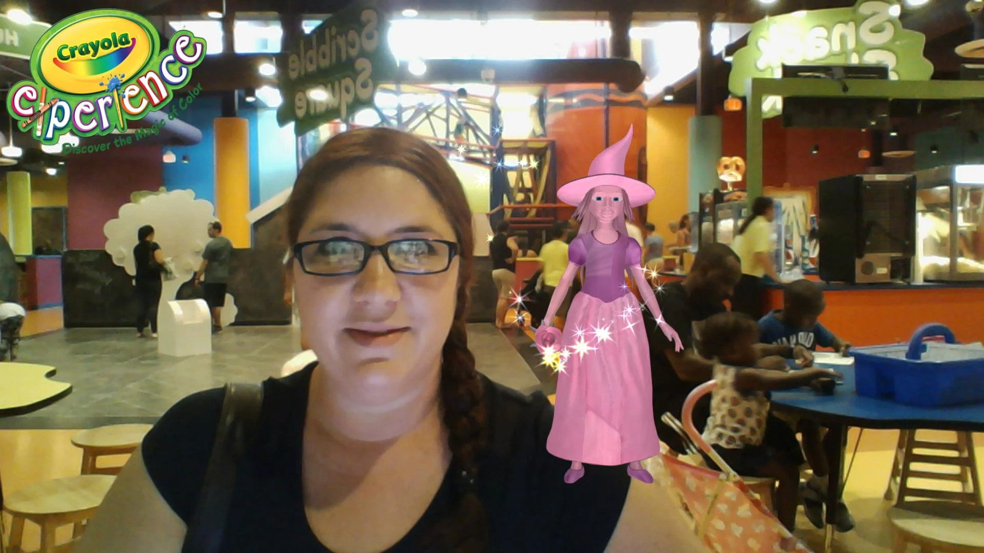Crayola Experience Orlando, FL COLOR MAGIC Selfie Image emailed to me.