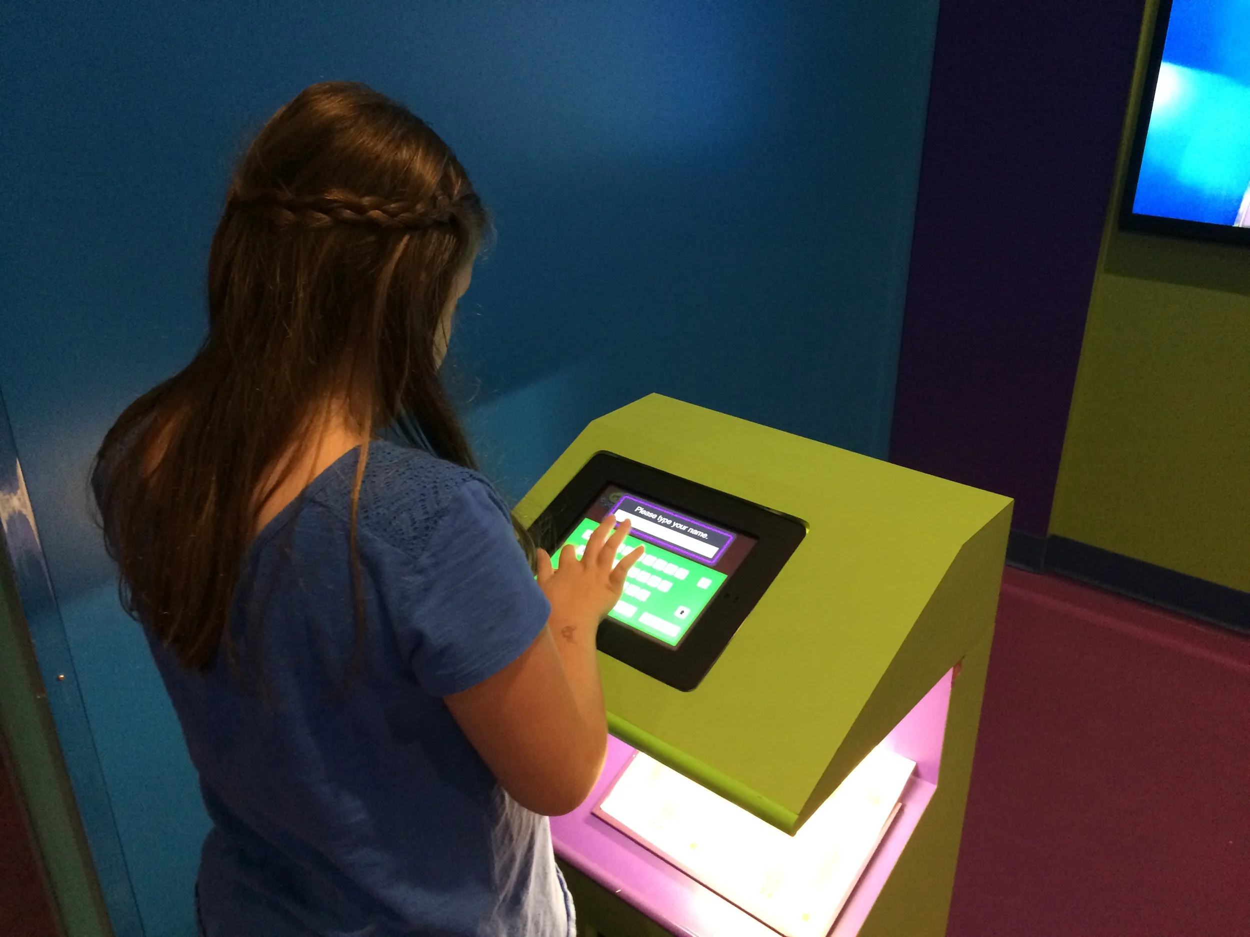 Crayola Experience Orlando, FL YOU DESIGN Individual Kiosk