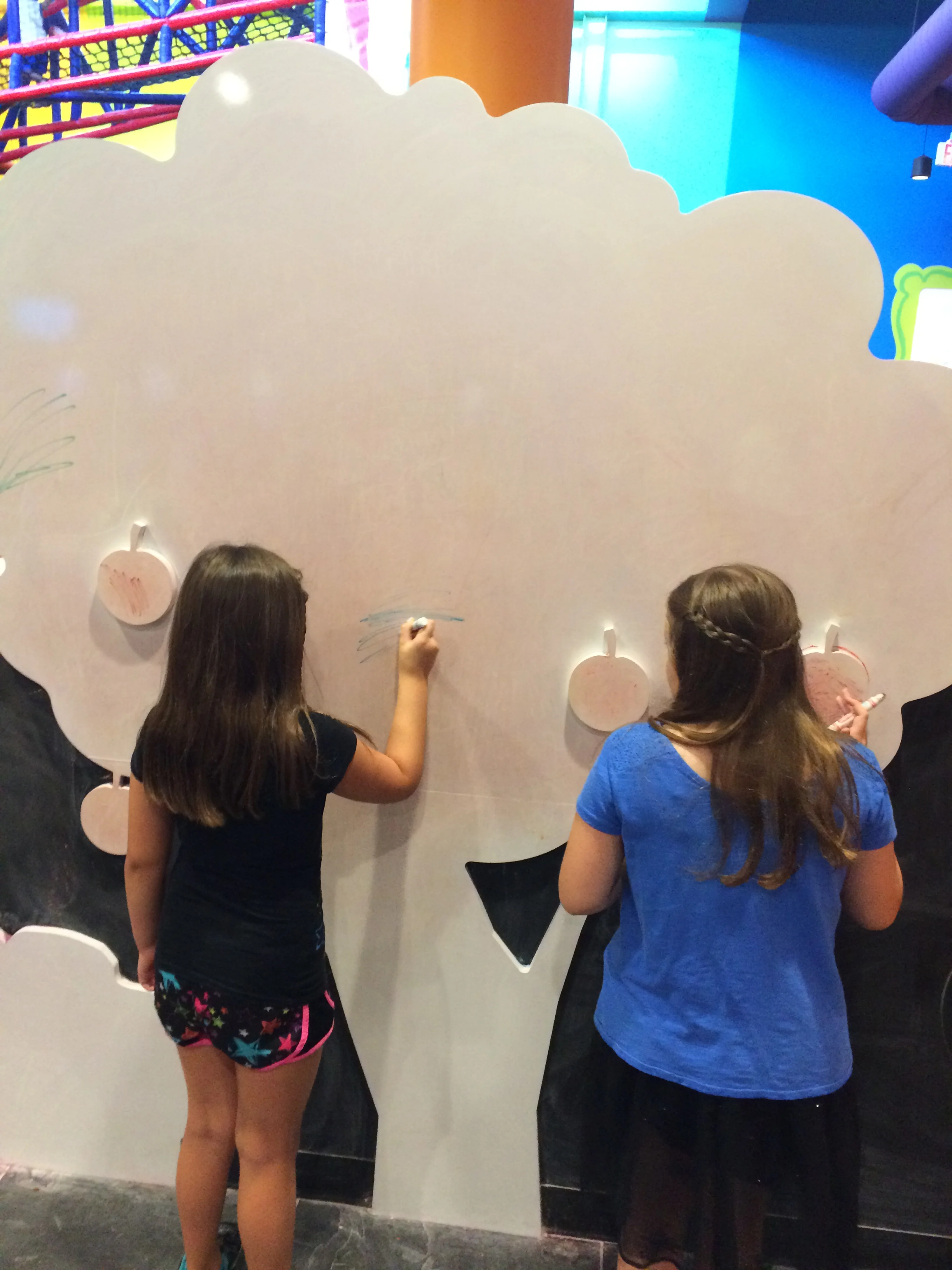 Crayola Experience Orlando, FL SCRIBBLE SQUARE Dry Erase Tree