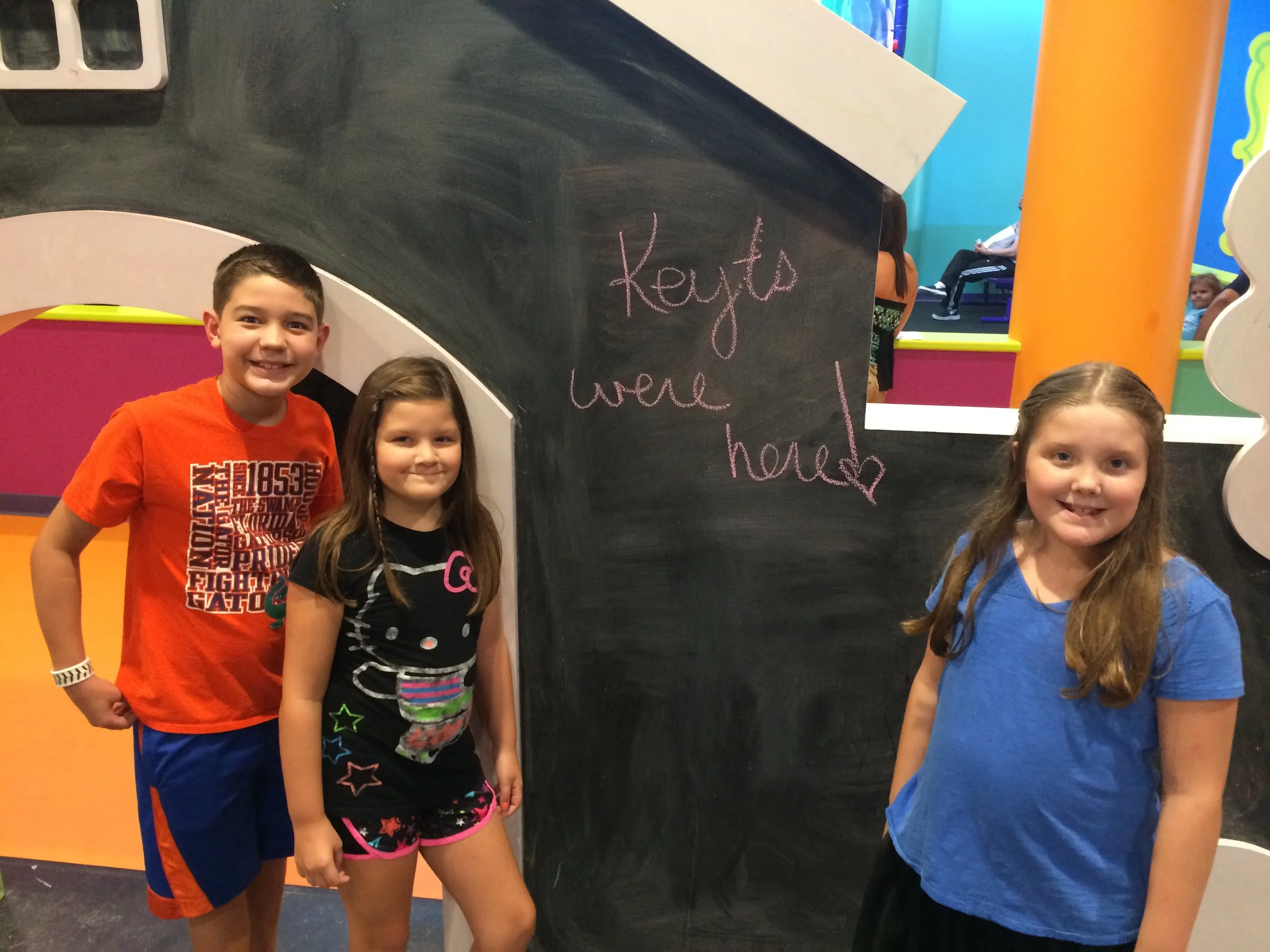 Crayola Experience Orlando, FL SCRIBBLE SQUARE Chalk House Wall