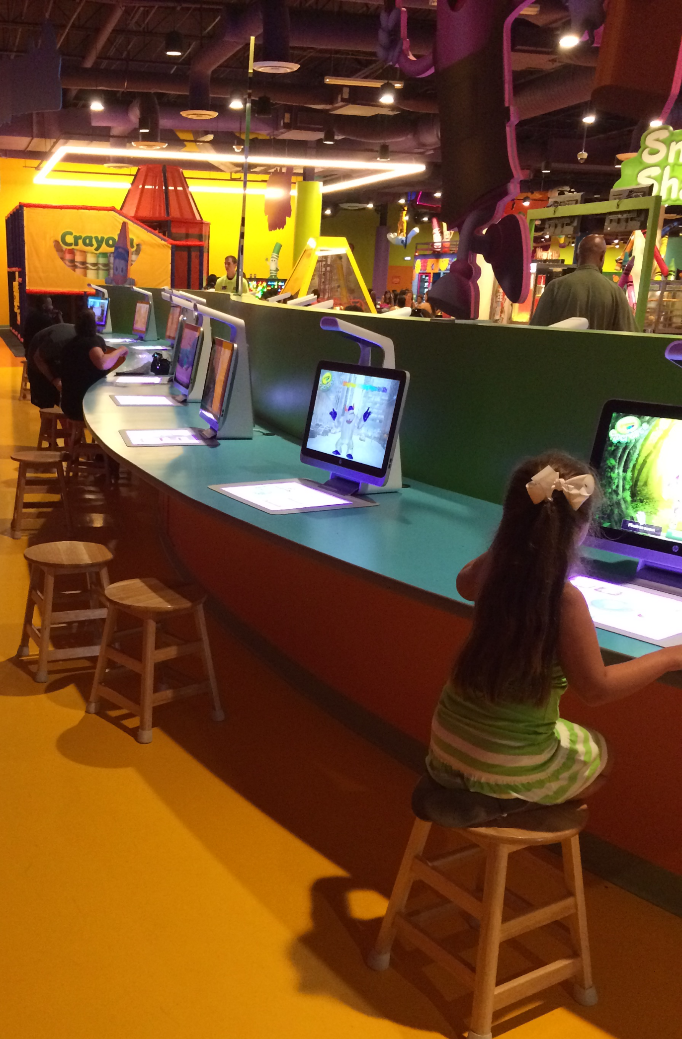 Crayola Experience Orlando, FL COLOR MAGIC Back Side