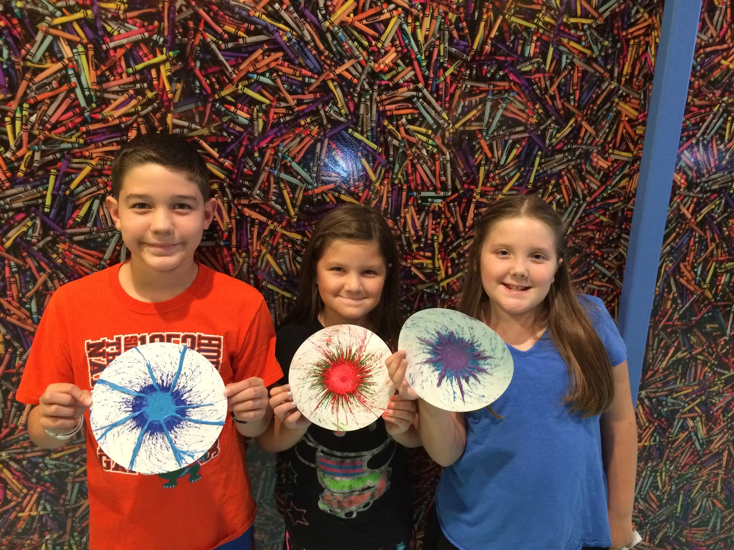 Crayola Experience Orlando, FL DRIP ART Swirly Masterpieces