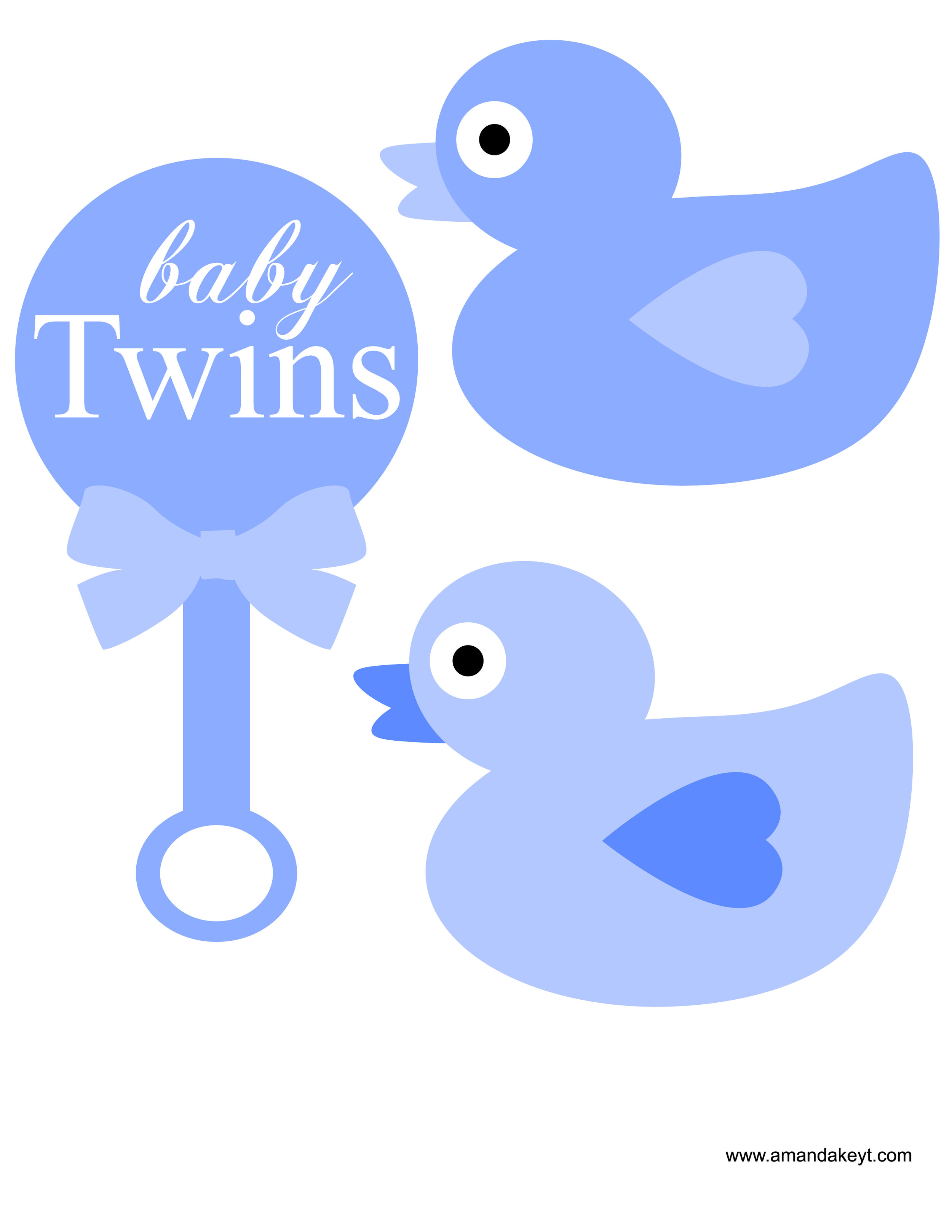 Blue Baby Twins